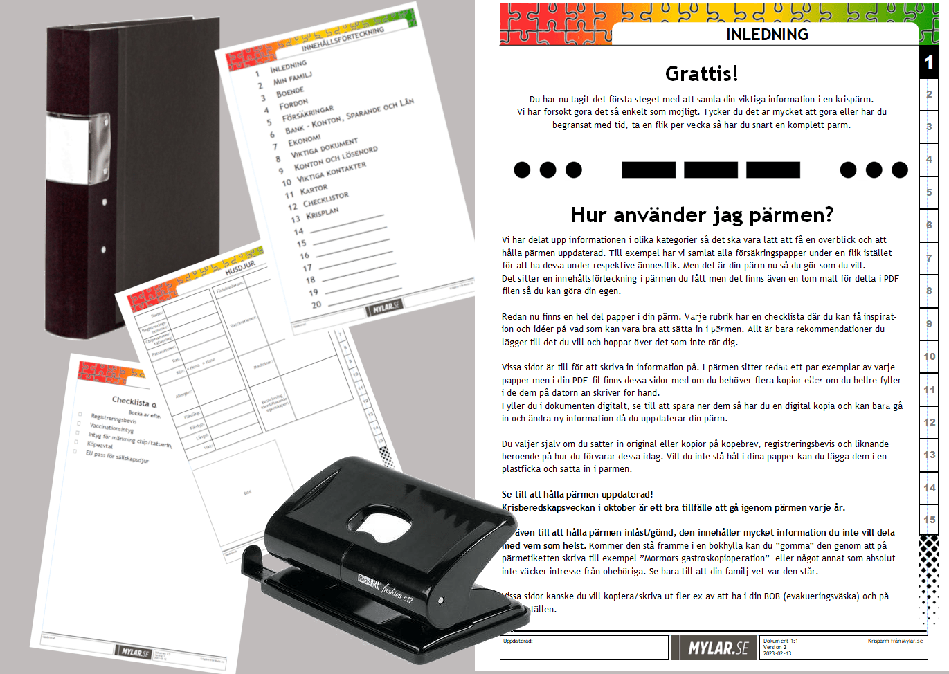 Varför ska jag ha en krispärm - Mylar.se