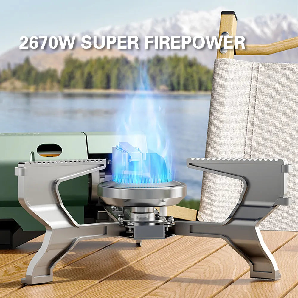 Gas stove COMPACT 2600W - Smooth, stylish & stable!