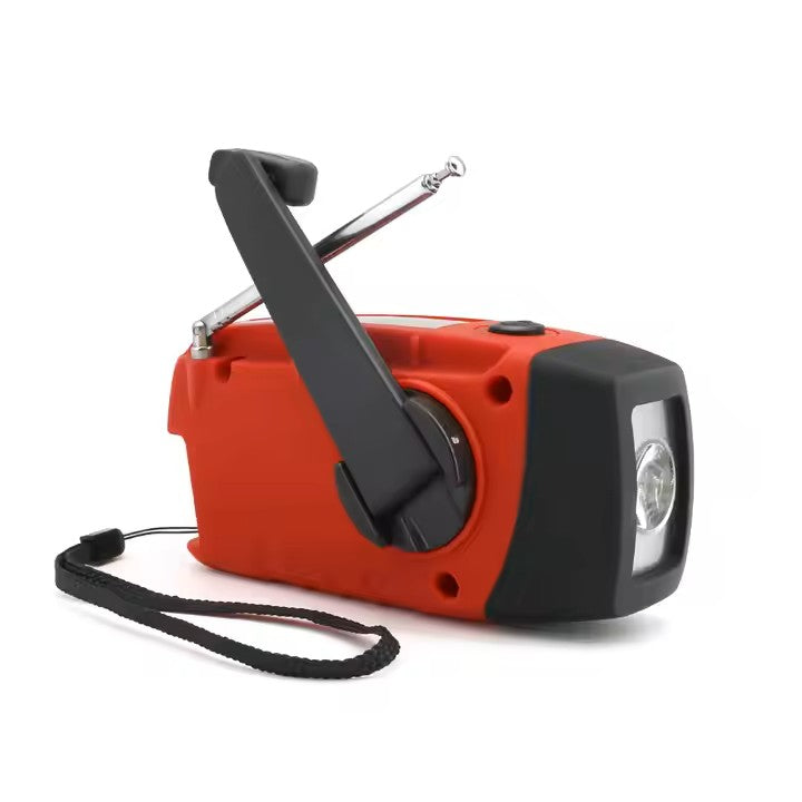 Emergency radio with solar cells & power bank 2000 mAh - Vevradiod - Updated version