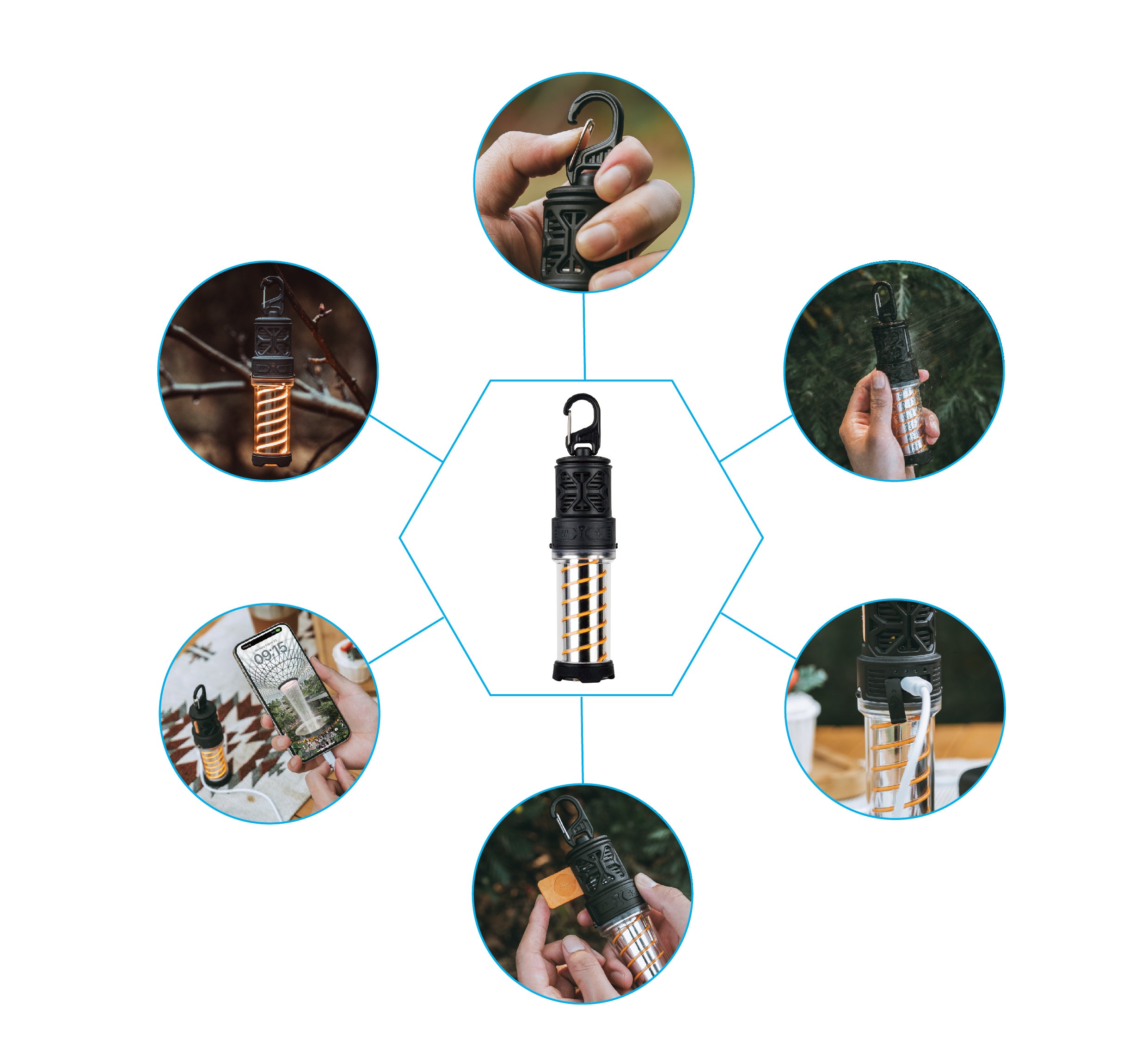 Mosquito net 5K | Mosquito repellent | Lantern | Lamp | Powerbank 5000 mAh