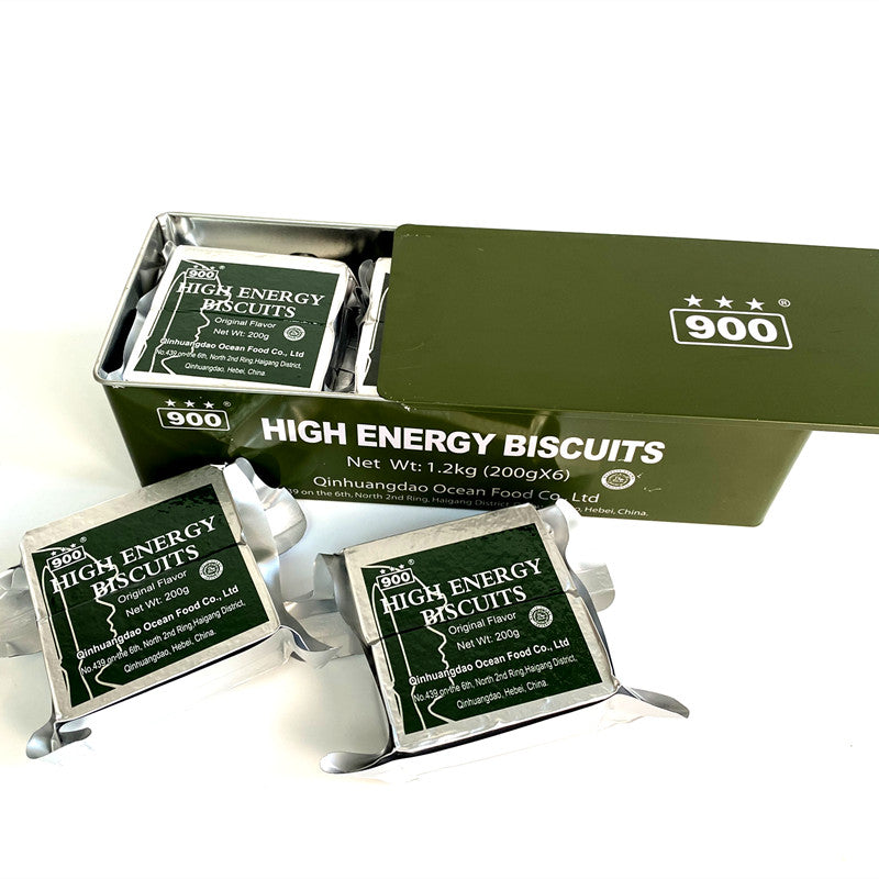 Outlet - Nut cookies in a tin can for stylish and safe storage 6x200 gr damaged can