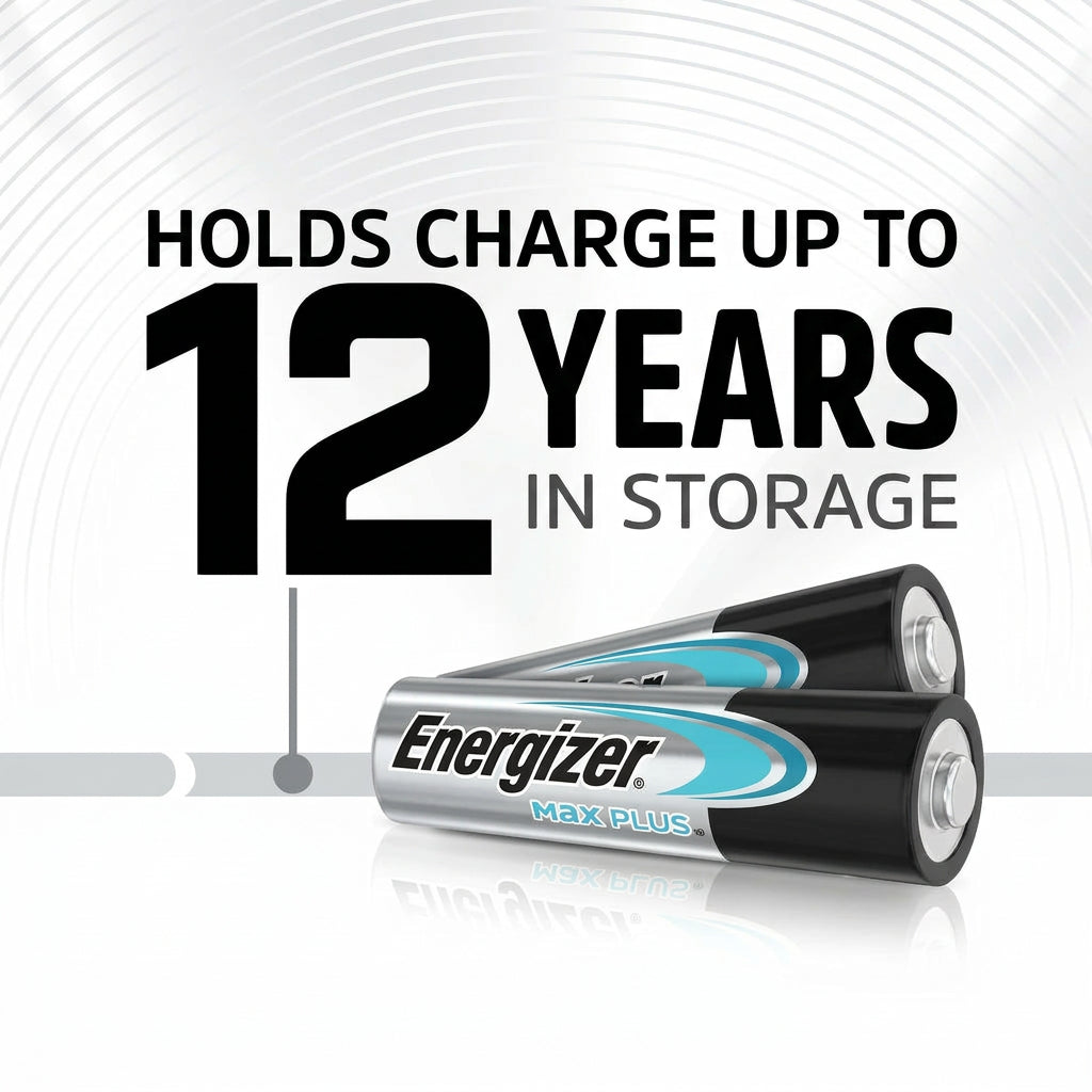 Energizer Max Plus AA-batterier, 20-pack