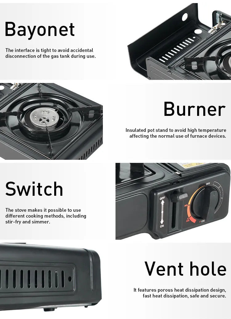 GAS STOVE WITH BAG 2.5 kw