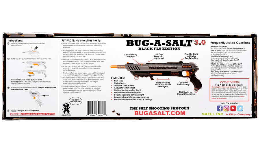 BUG-A-SALT 3.0 BLACK FLY EDITION