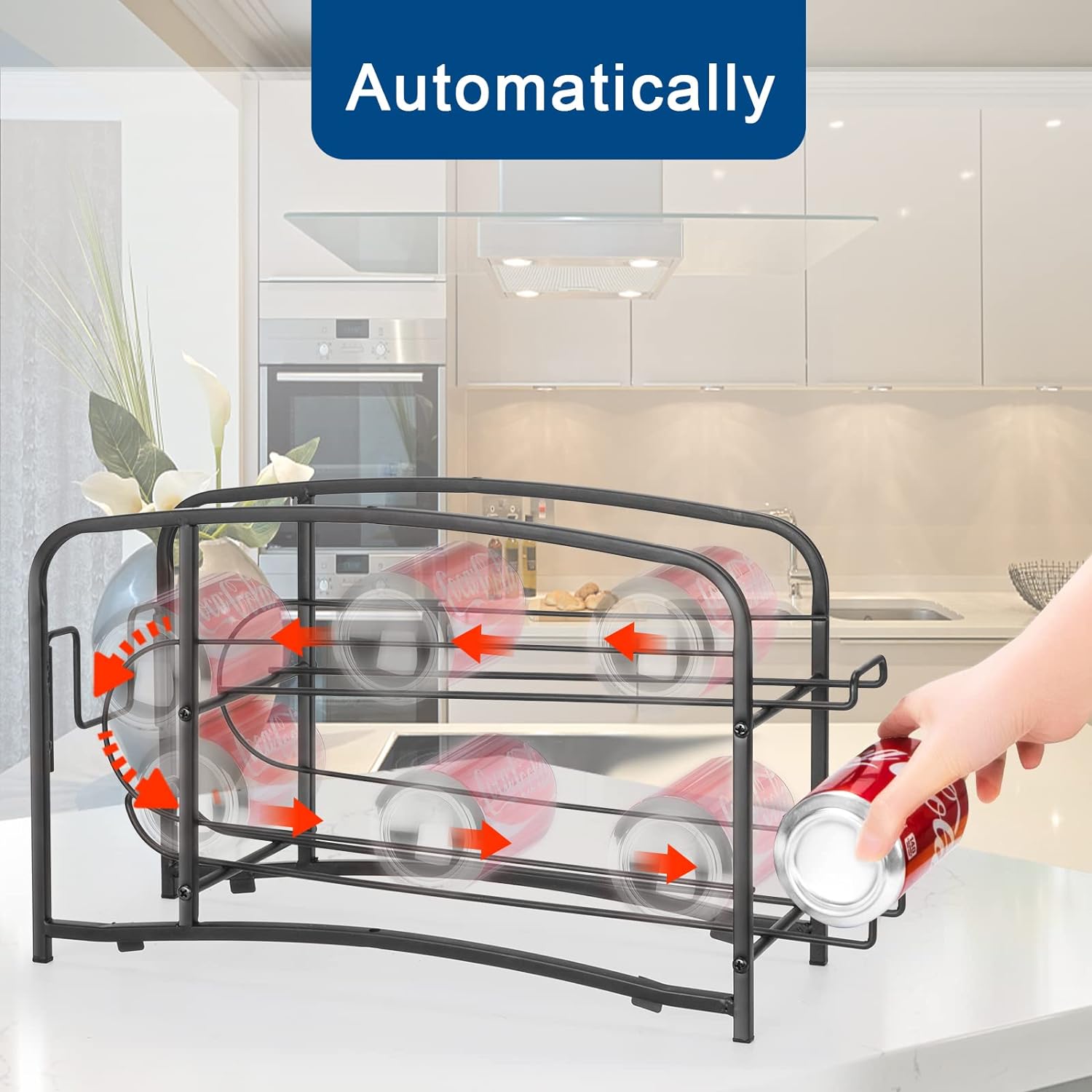 Konservförvaring med automatisk rotation (24 burkar) - Mylar.se