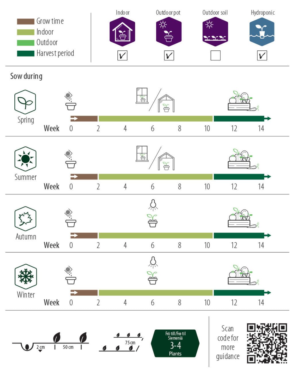 Krukgurka ´Baby`F1 Nelson Garden 90374 - Mylar.se