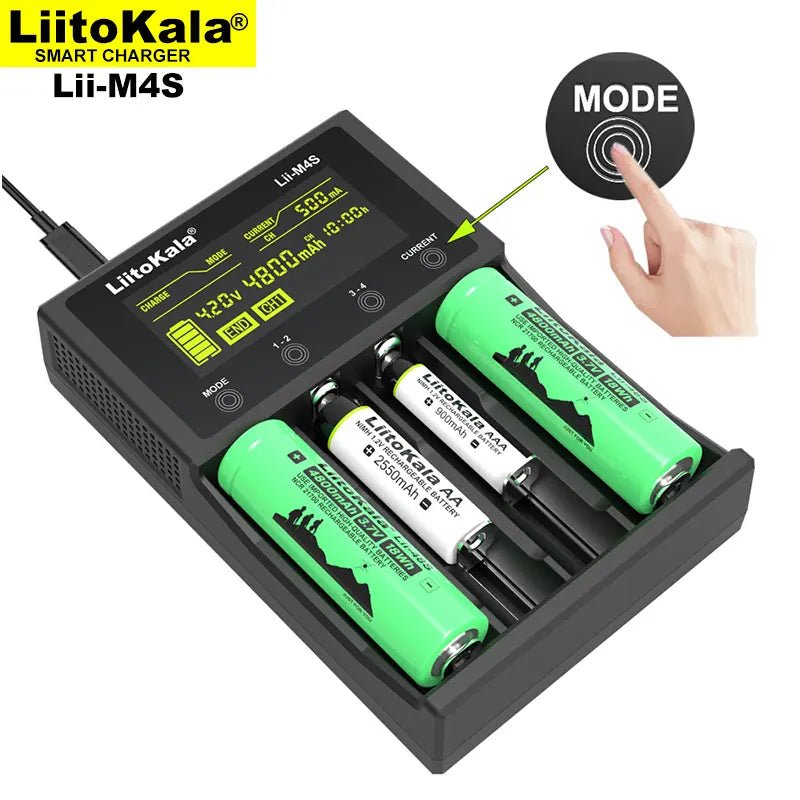 LiitoKala Lii - M4S den enda batteriladdaren du behöver - Mylar.se