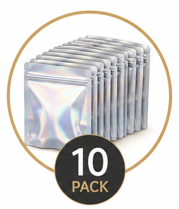 Mylarpåse 1 deciliter (8,5x14,5 cm) med ziplock - Mylar.se