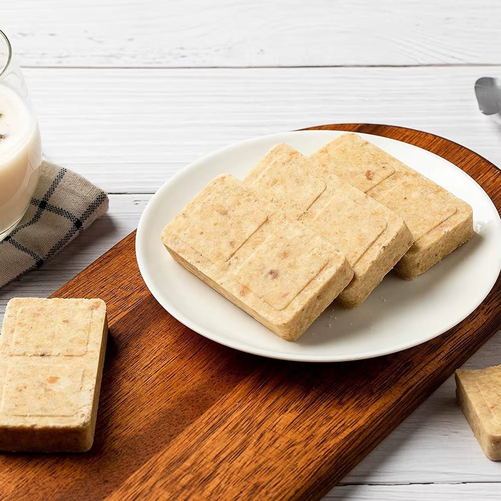 Nödkakor i ammolåda för snygg och säker förvaring 12x200 gr - Mylar.se