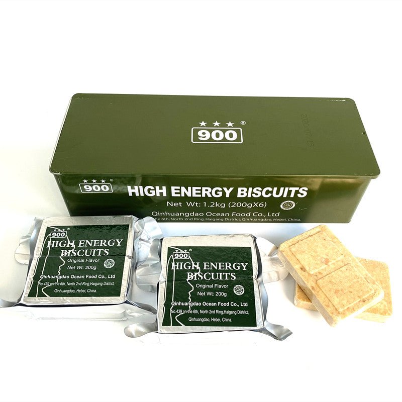 Nödkakor i plåtburk för snygg och säker förvaring 6x200 gr - Mylar.se