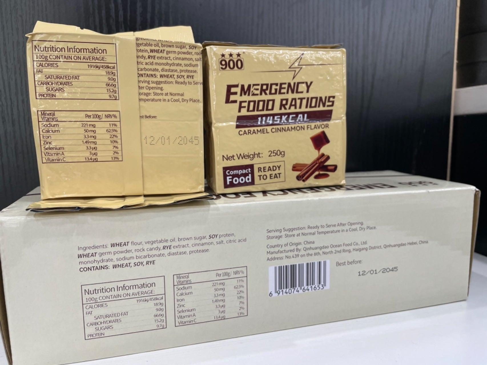 Nödkakor med Kanelbullesmak - 250 gram 1145 kcal NYHET!!! - Mylar.se