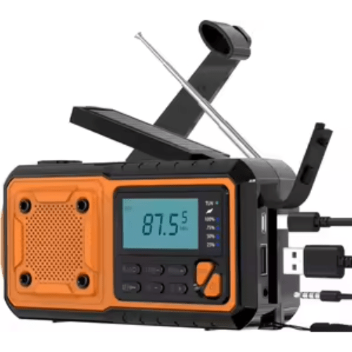 Nödradio FM med Powerbank 4000mAh - TESTVINNARE I AFTONBLADET PLUS TEST - Mylar.se