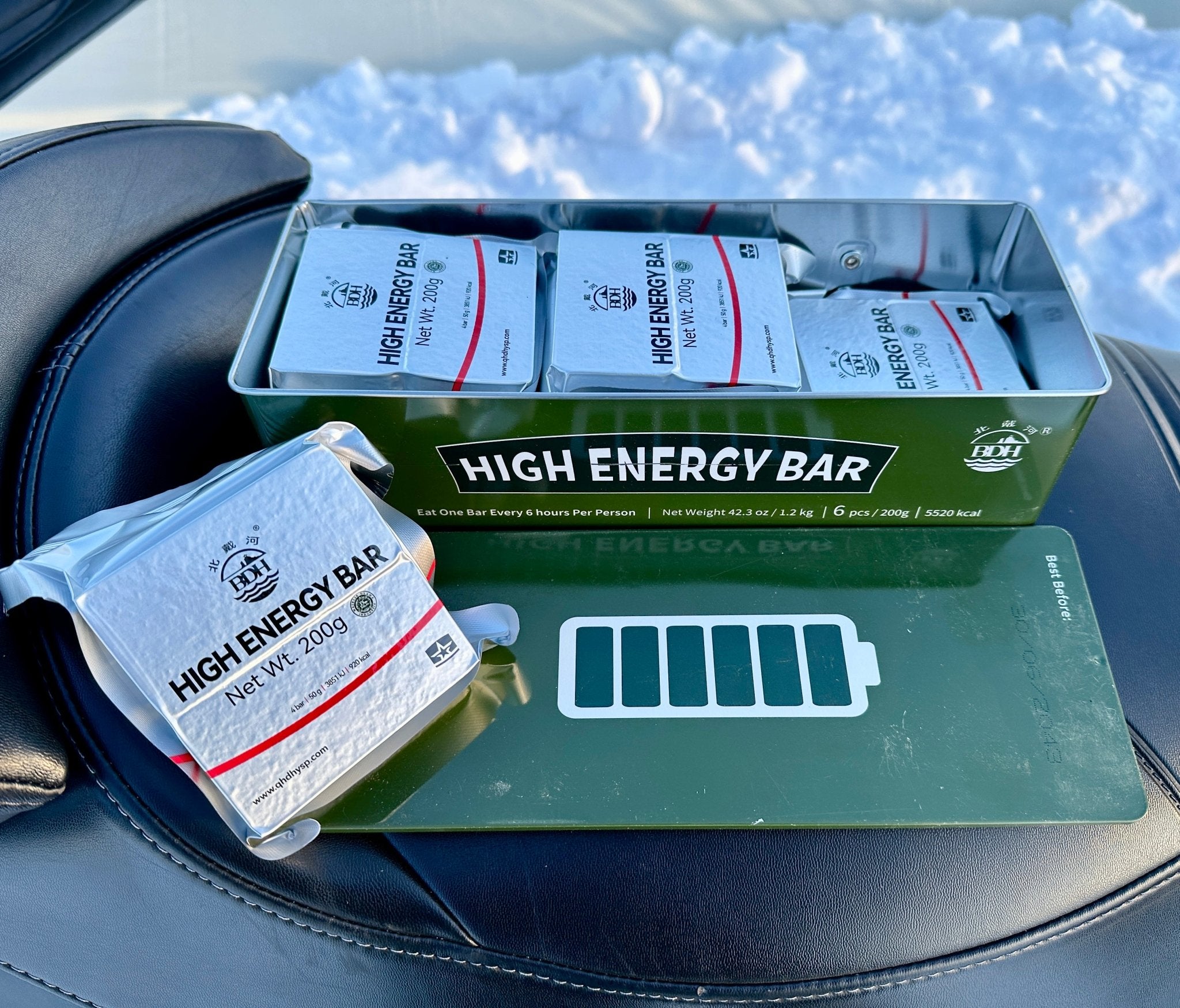 Outlet - Nödkakor i plåtburk för snygg och säker förvaring 6x200 gr skadad burk - Mylar.se