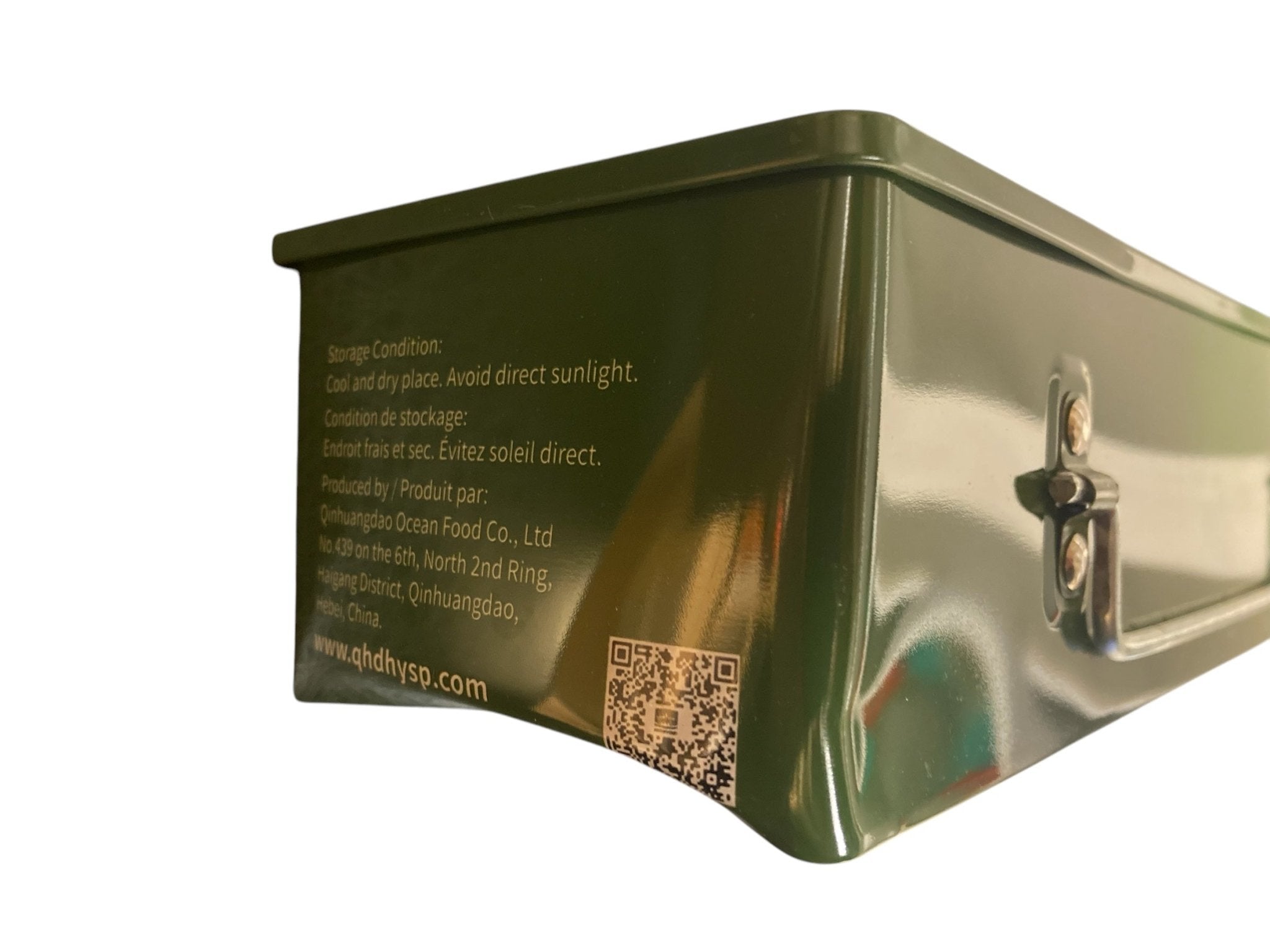 Outlet - Nödkakor i plåtburk för snygg och säker förvaring 6x200 gr skadad burk - Mylar.se