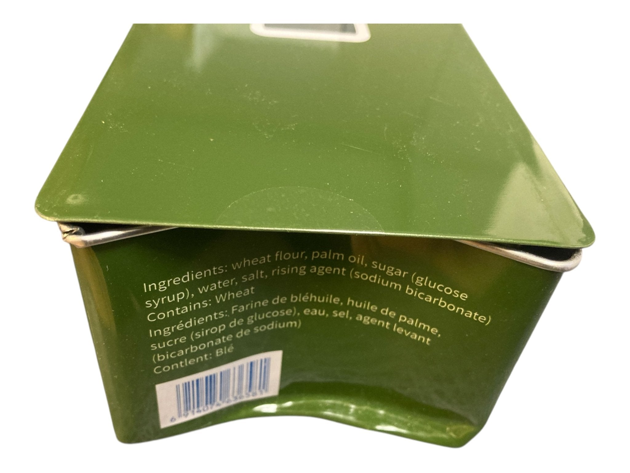 Outlet - Nödkakor i plåtburk för snygg och säker förvaring 6x200 gr skadad burk - Mylar.se