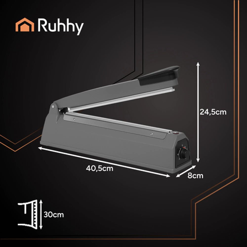 Påssvets Bordsmodell 300 mm - det smidigaste och säkraste sättet att försluta dina påsar. - Mylar.se