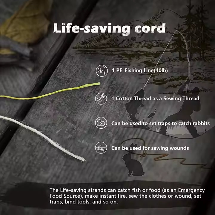 Survival Paracord 31 meter - Mylar.se