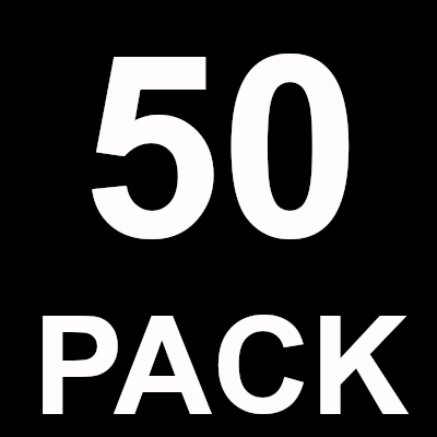 50-pack, av Mylarpåsar.