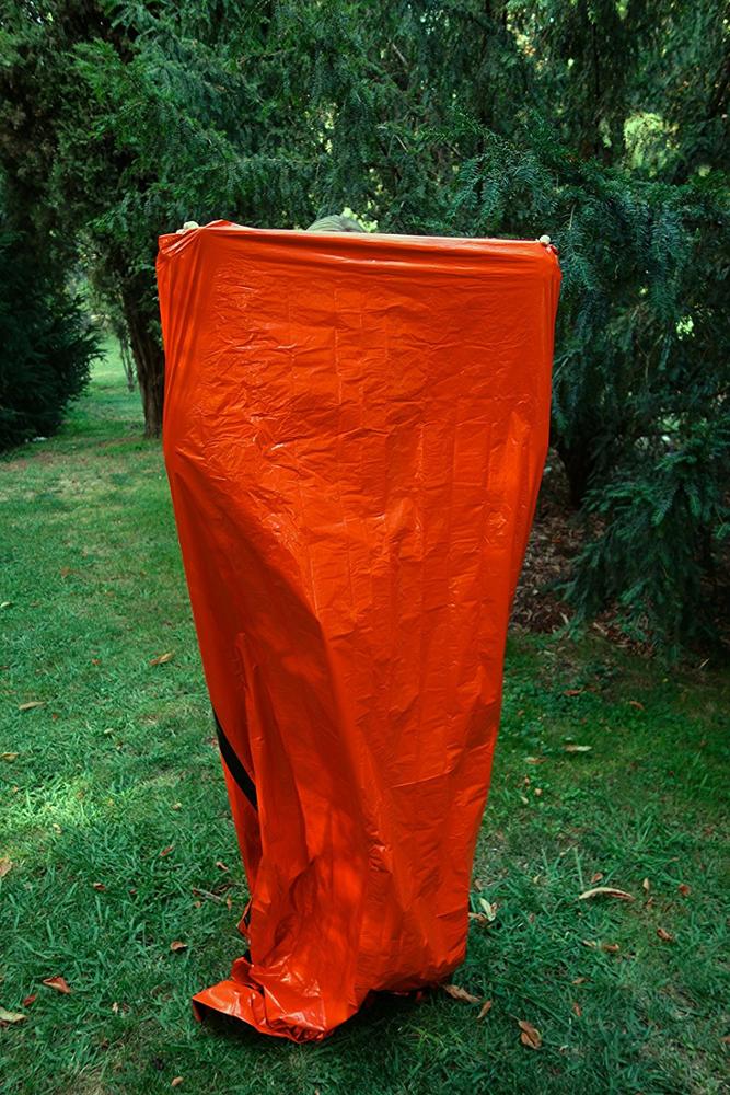 Emergency sleeping bag with whistle - Bivy bag