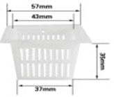Fyrkantiga korgar med svampar till IKEA Växer - Mylar.se