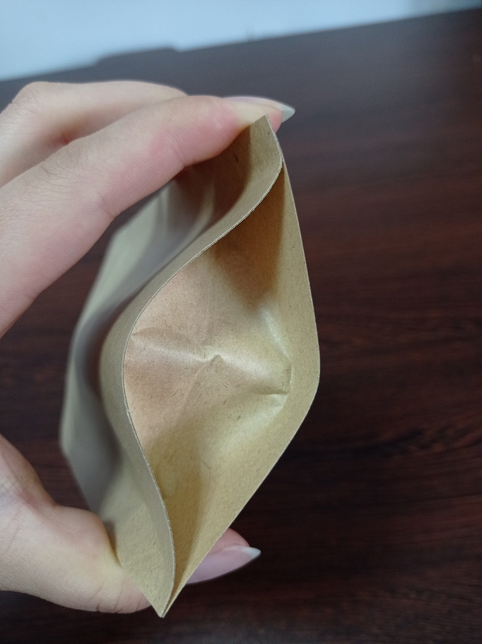 Mylarpåse 2,2 deciliter Kraftpapper (11x18,5 cm) Stående påse med ziplock, 50 pack - Mylar.se