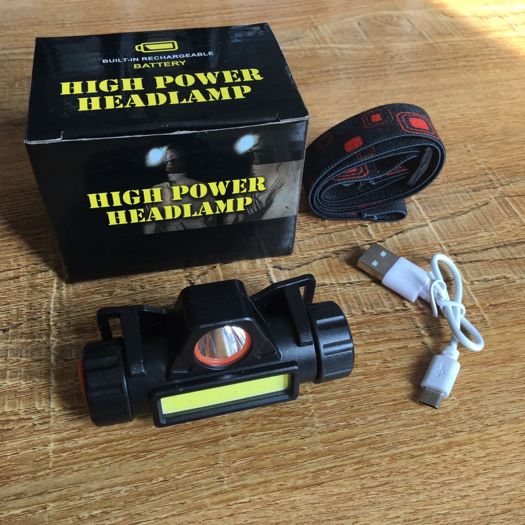 Pannlampa med USB Laddning - Mylar.se