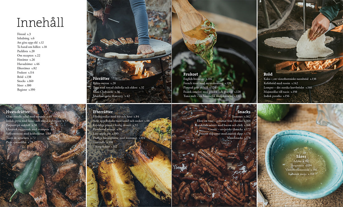 Laga mat på stekhäll