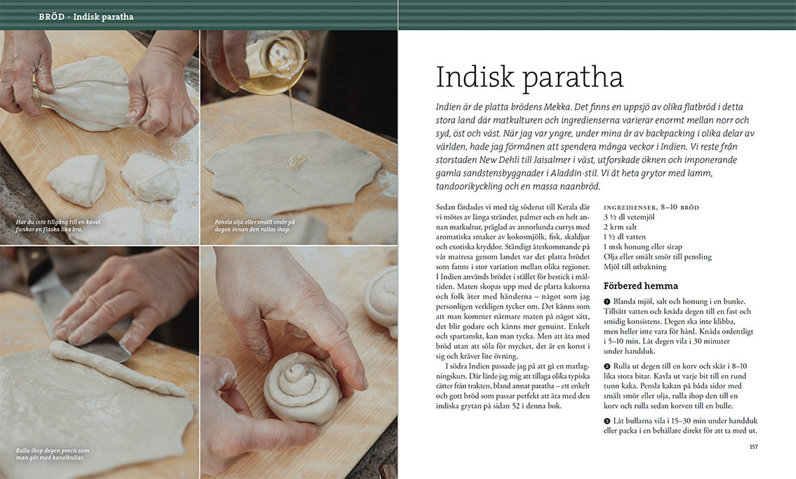 Laga mat på stekhäll