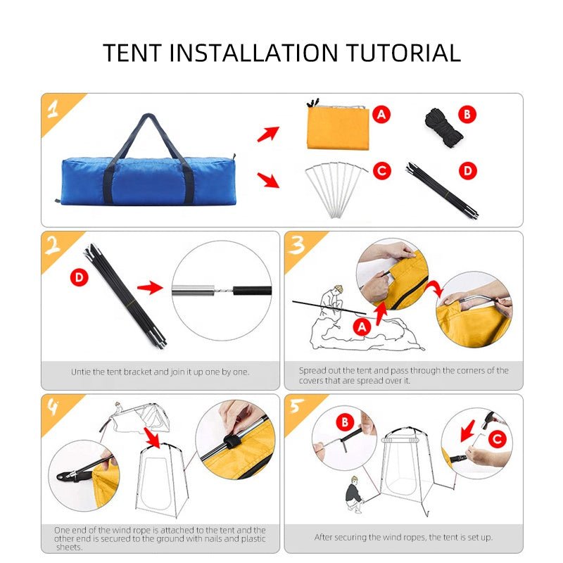 Ståtält för ombyte, dusch eller - Mylar.se