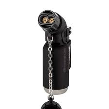 Stormtändare med dubbla jetlågor "Tankboy" Svart - Mylar.se