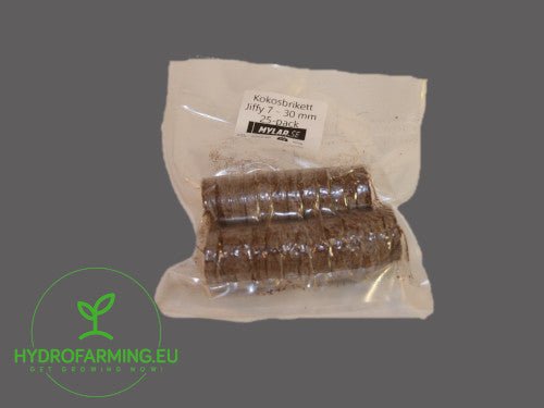 Torvbrikett 30 mm (Jiffy 7) - Mylar.se