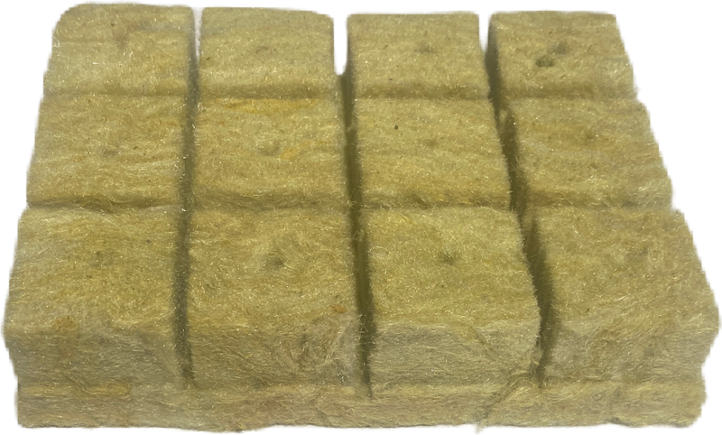 Odlingsaplugg Rockwoll 4x4 cm (passar till vår 50 mm kruka)