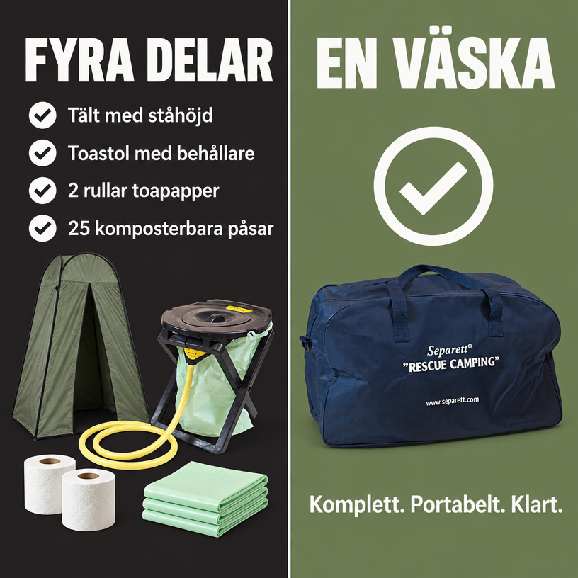 The portable outdoor toilet