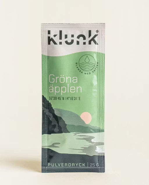 Klunk Gröna Äpplen – frystorkad friluftsdryck