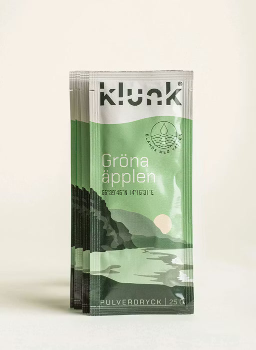 Klunk Gröna Äpplen – frystorkad friluftsdryck