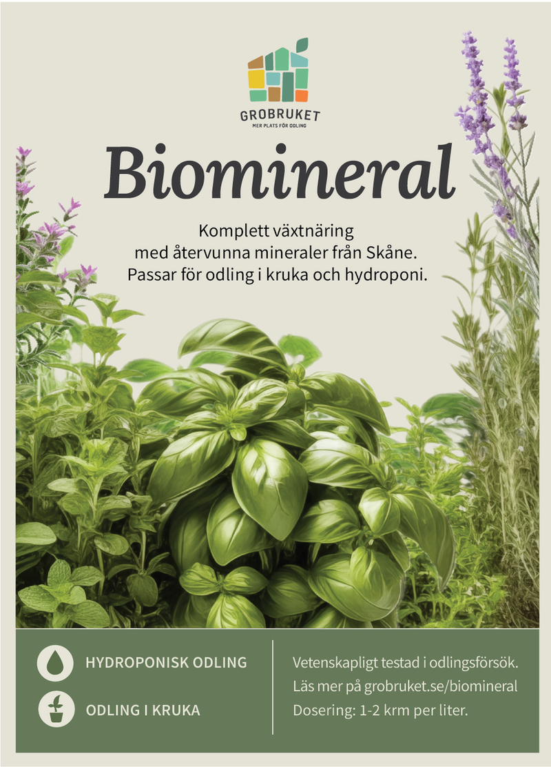 Biomineral - the best nutrition for hydro cultivation and the environment