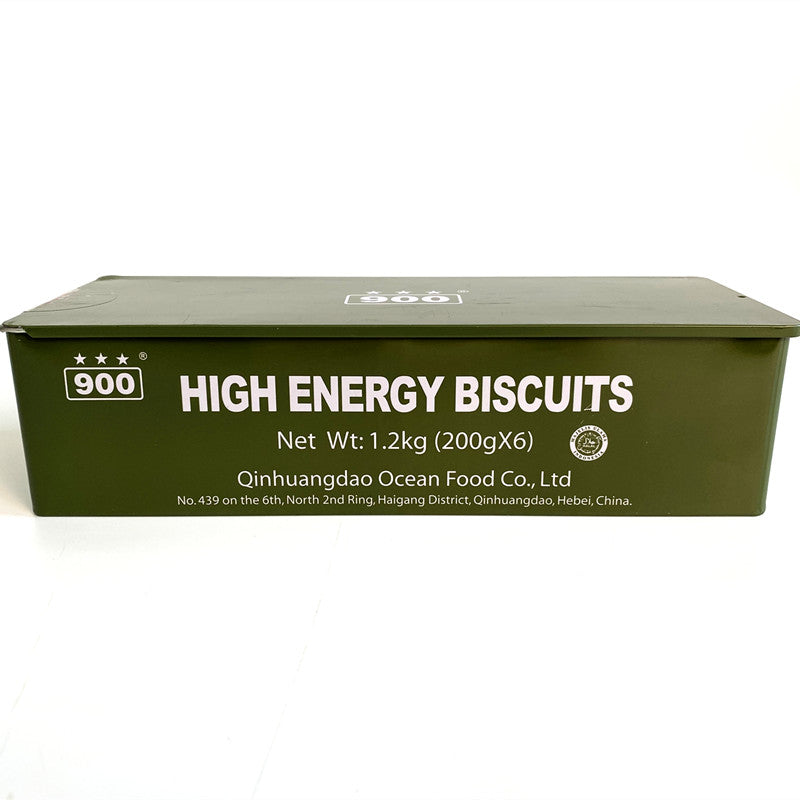 Emergency cookies in tin can for neat and safe storage 6x200 gr