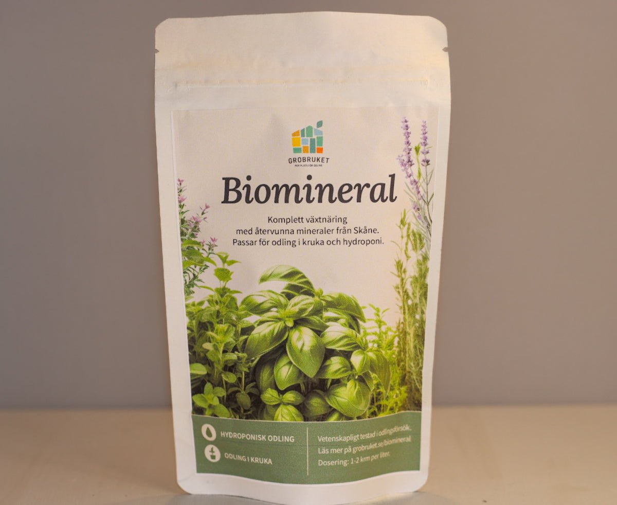 Biomineral Hydroponisk Näring - Koncentrerad Växtnäring För Alla Odlingstyper, miljövänlig! - Mylar.se