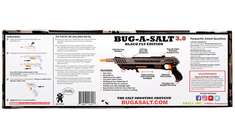 BUG-A-SALT 3.0 BLACK FLY EDITION 2-PACK