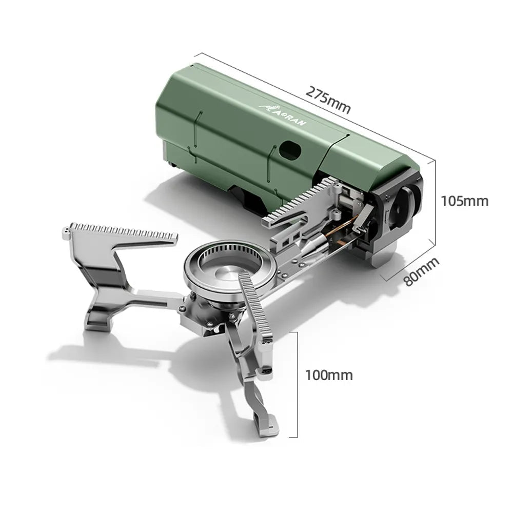 Gaskök KOMPAKT 2600W - Smidigt, snyggt & stabilt! - Mylar.se