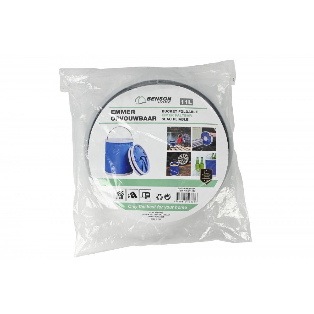 Hopfällbar hink 11 liter - Mylar.se