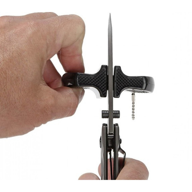 The knife sharpener that you have with you