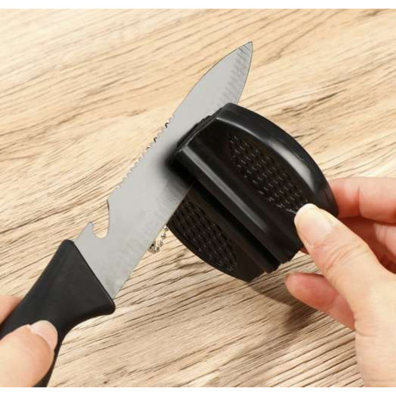 The knife sharpener that you have with you