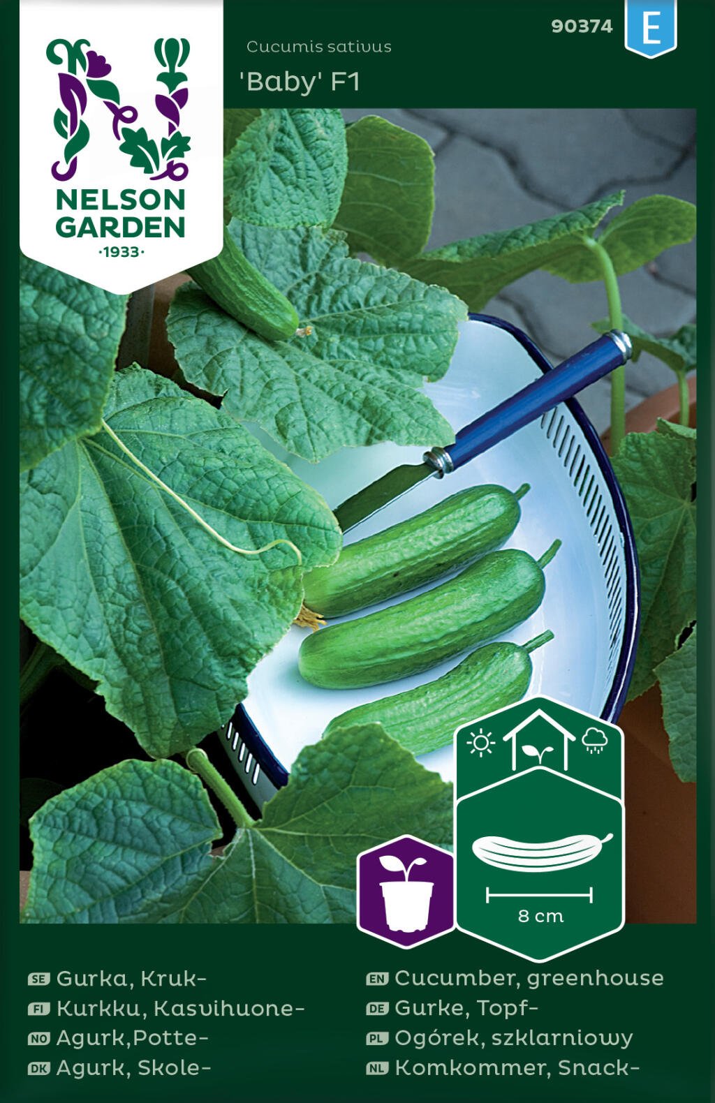 Krukgurka ´Baby`F1 Nelson Garden 90374 - Mylar.se