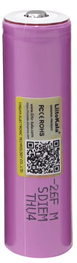 LiitoKala Lii - 31S 18650 2600mAh Lithium - ion laddbart batteri - Mylar.se