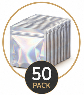 Mylarpåse 1 deciliter (8,5x14,5 cm) med ziplock - Mylar.se