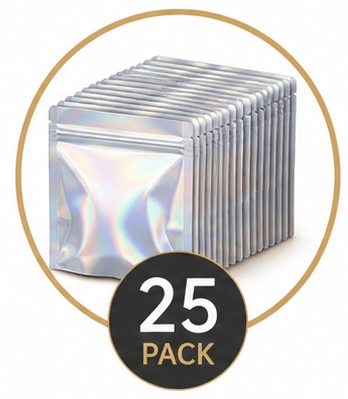 Mylarpåse 1 deciliter (8,5x14,5 cm) med ziplock - Mylar.se