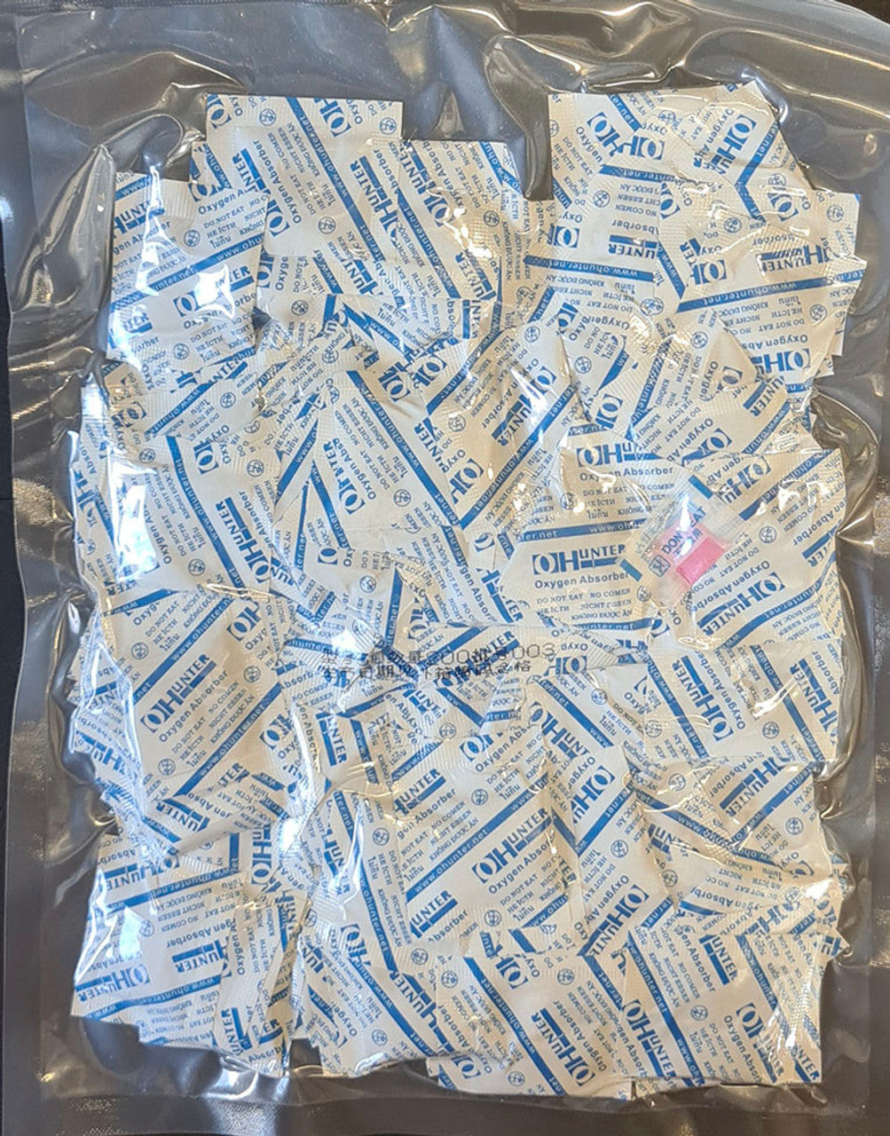 Syreabsorbenter 300 cc 100 pack - försäljningsbild som visar produkten i förpackningen.