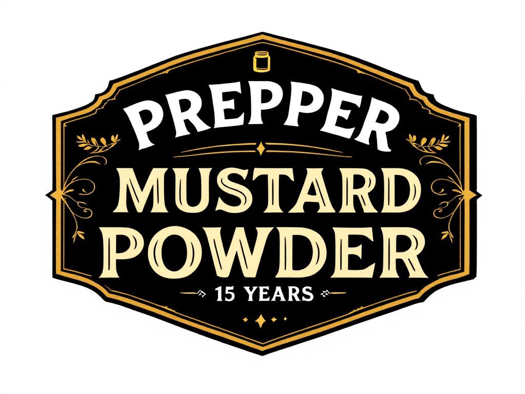 Prepper Senap - stå inte utan! 15 års hållbarhet! - Mylar.se