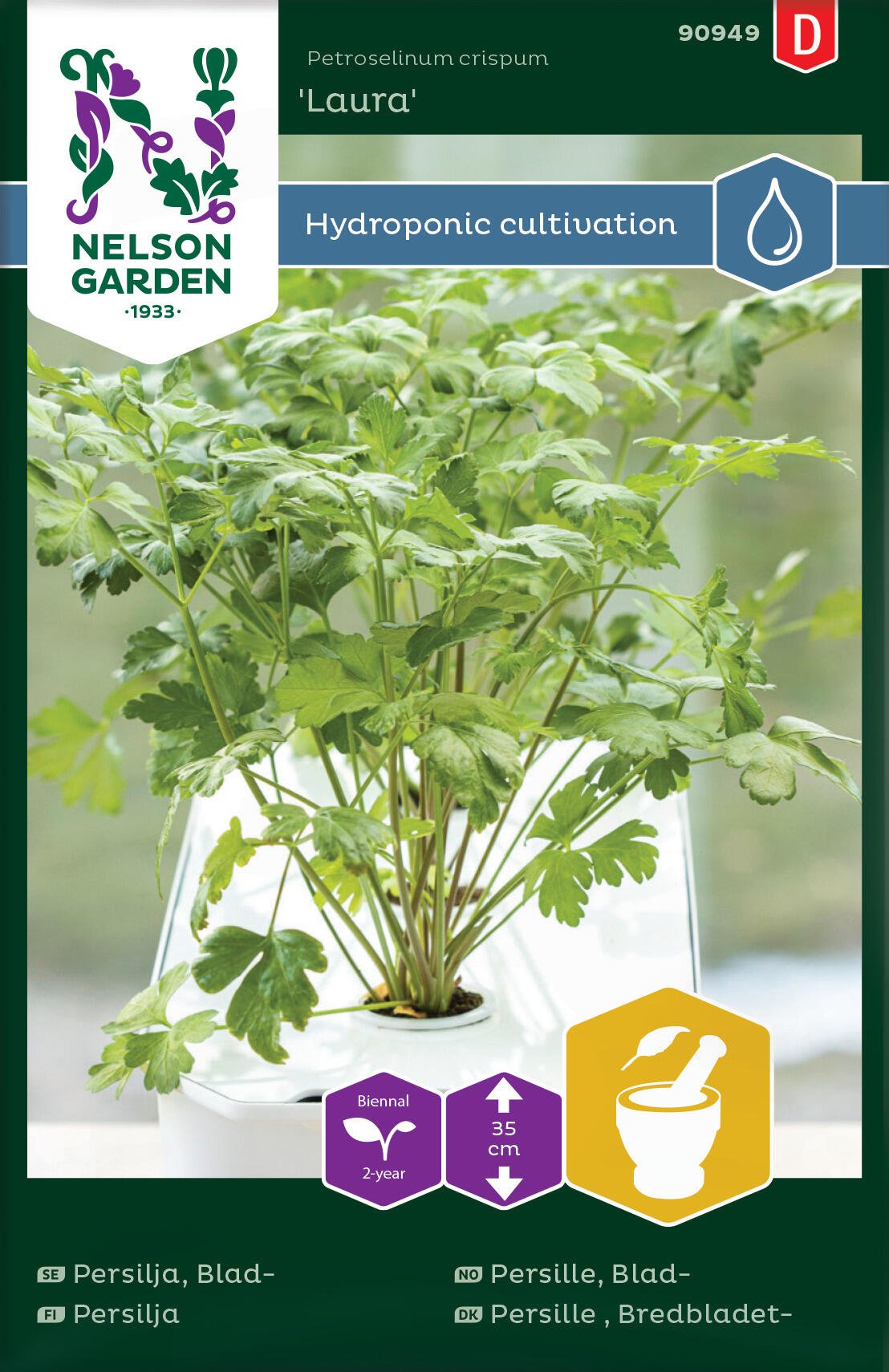 Slätbladig persilja "Laura" Nelson Garden 90949 - Mylar.se